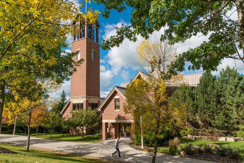 The Larry and Kathryn Smith Chapel pictured.