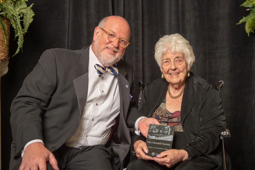 A portrait of Greg Yahn, a member of Penn State Behrend's Council of Fellows, with his late mother, Patricia Yahn.