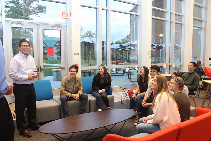 Global Boarders event in Trippe Hall 