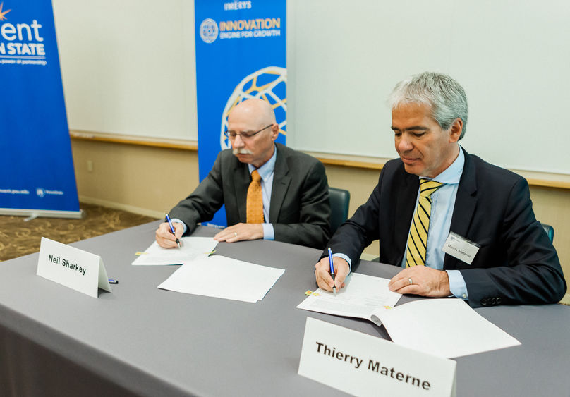 Penn State and Imerys sign the Master Research Agreement