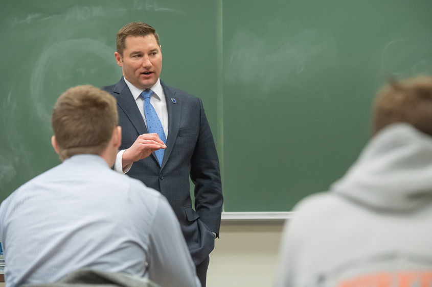 Guy Reschenthaler in Rob Speel's Congress and the Presidency class 