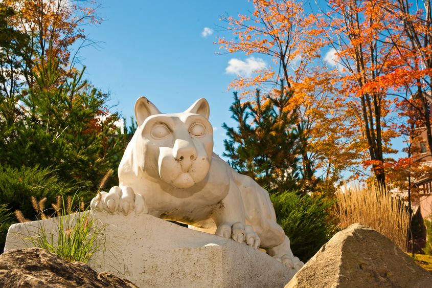 Lion Plaza in autumn Lion Plaza in autumn