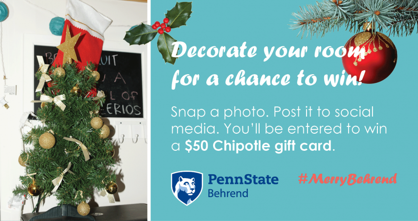 Decorate your room for a chance to win!