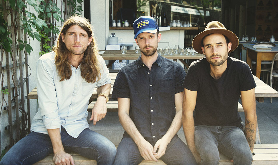 A portrait of the Canadian trio The East Pointers.