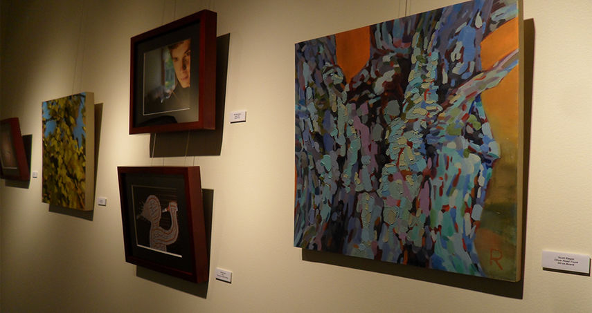 Faculty Art Show at Lilley Library through February.