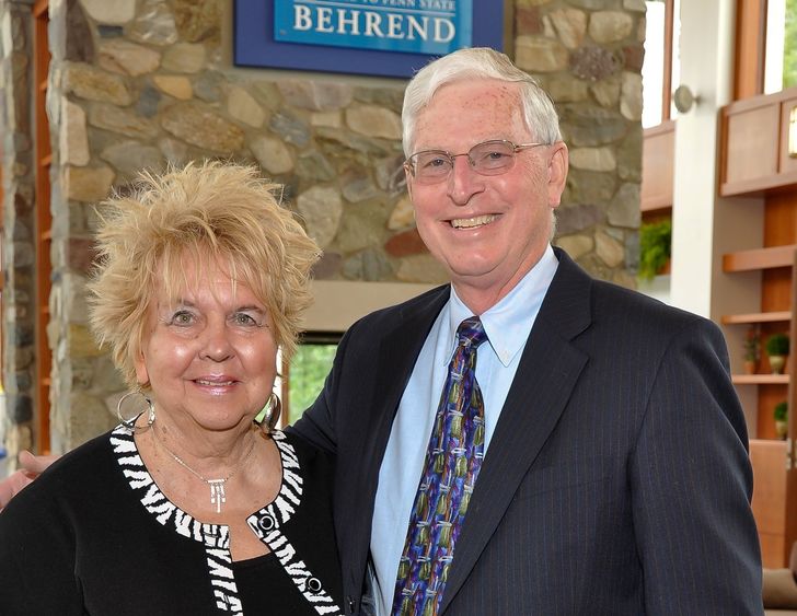 A portrait of Sally and Bob Metzgar, in Metzgar Center