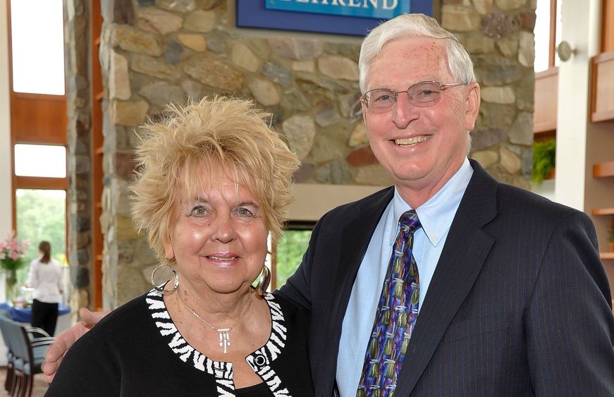 A portrait of Sally and Bob Metzgar, longtime supporters of Penn State Behrend.