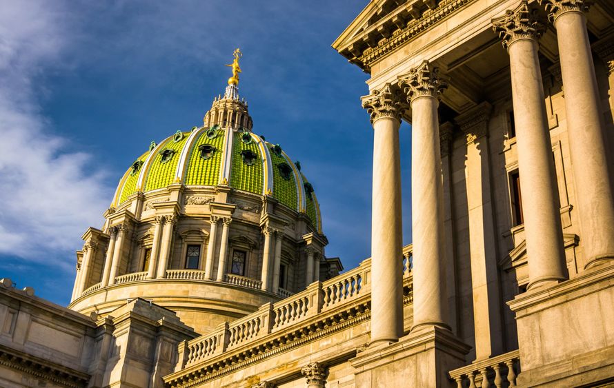 The Pennsylvania State Capitol building