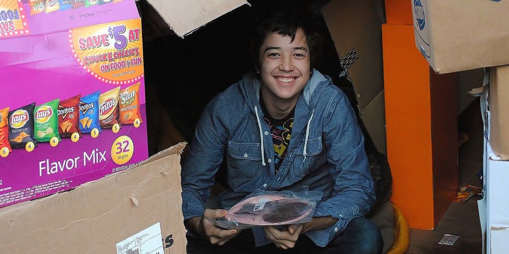 Students build cardboard city to raise awareness, money for hungry and homeless.