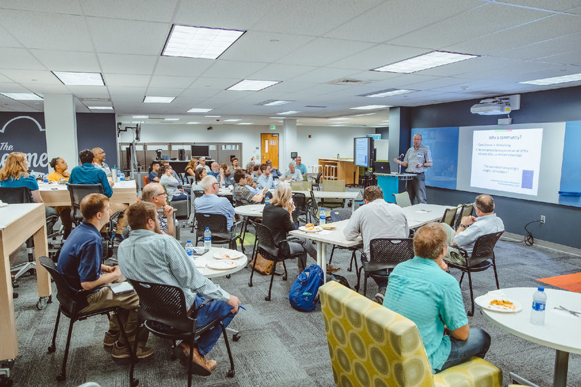 community meeting for data science group