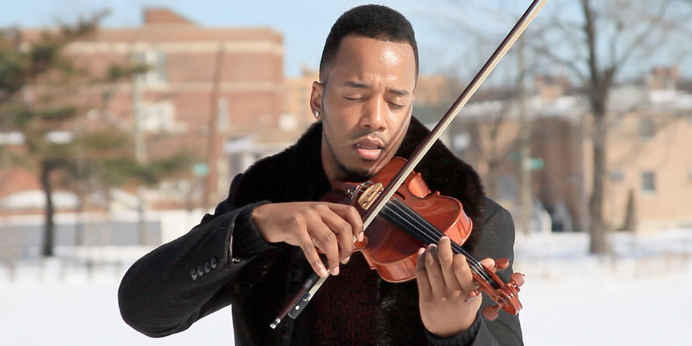 Damien Escobar, the Hip-Hop Violinist, to appear Feb. 19 Damien Escobar, the Hip-Hop Violinist, to appear Feb. 19