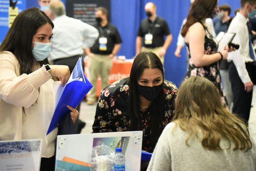 Students, recruiters connect at Behrend career fair Penn State Behrend