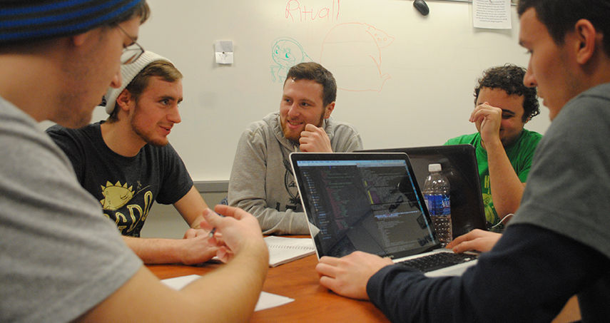 Students push limits, develop video games in 48 hours.