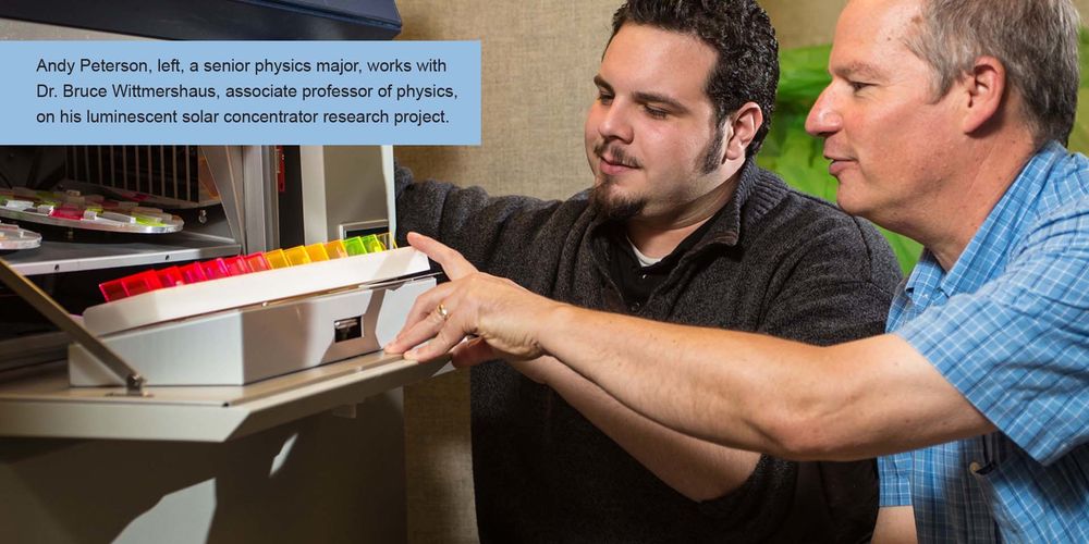 Physics professor, students working to make solar energy more affordable. Physics professor, students working to make solar energy more affordable.
