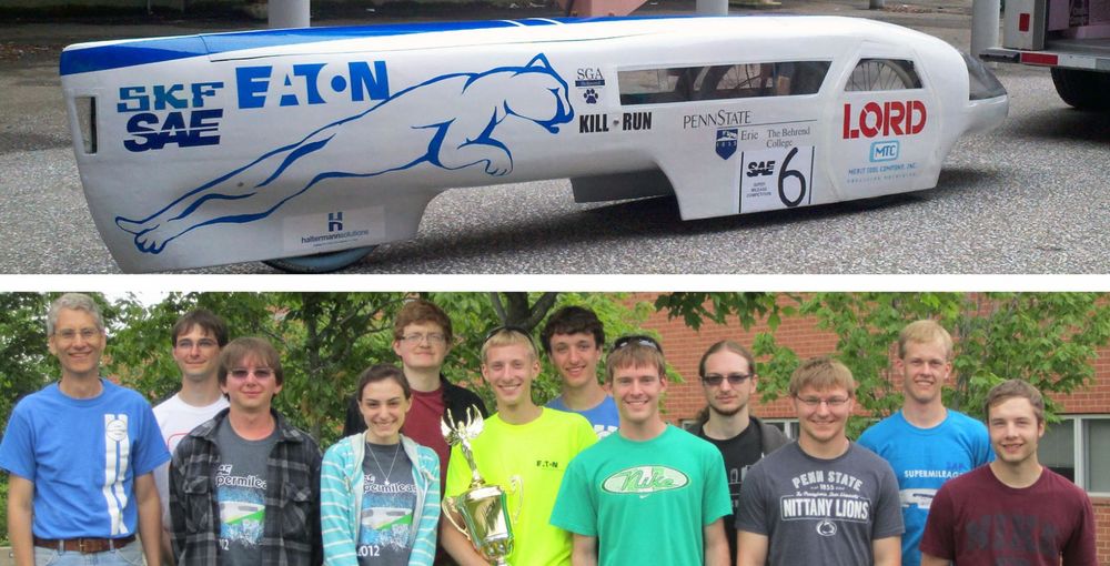 Supermileage Team Wins SAE International Competition for Second Year in a Row