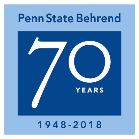 Penn State Behrend 70th anniversary logo