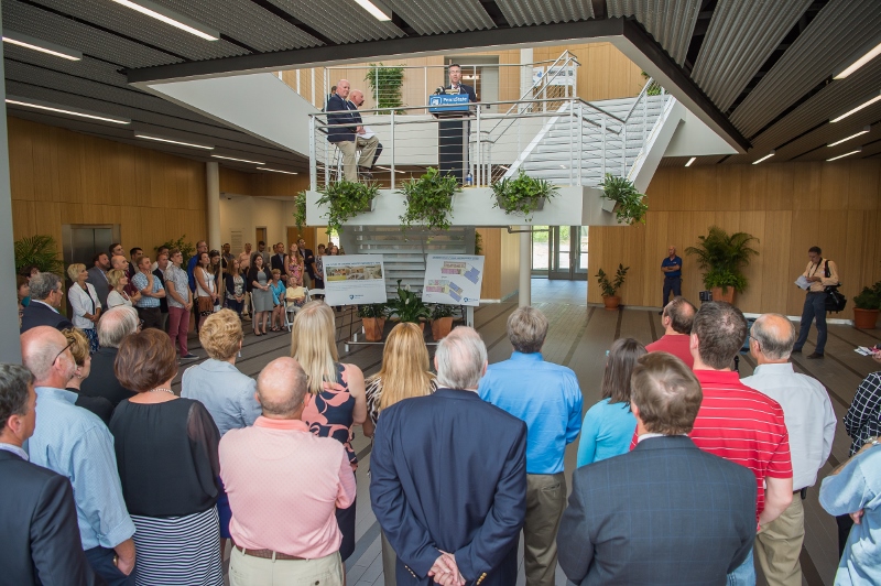 The grand opening of the Advanced Manufacturing and Innovation Center.