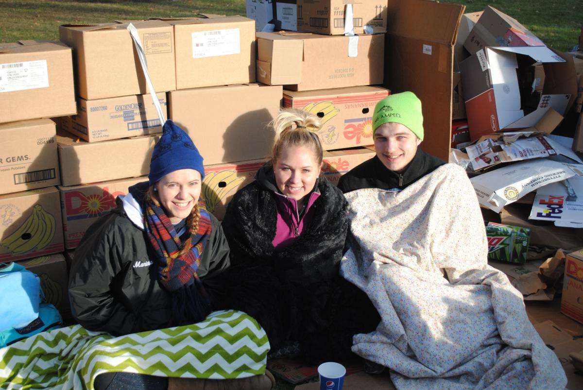 The annual Cardboard City fundraiser was held Nov. 16 and 17 at Penn State Behrend.
