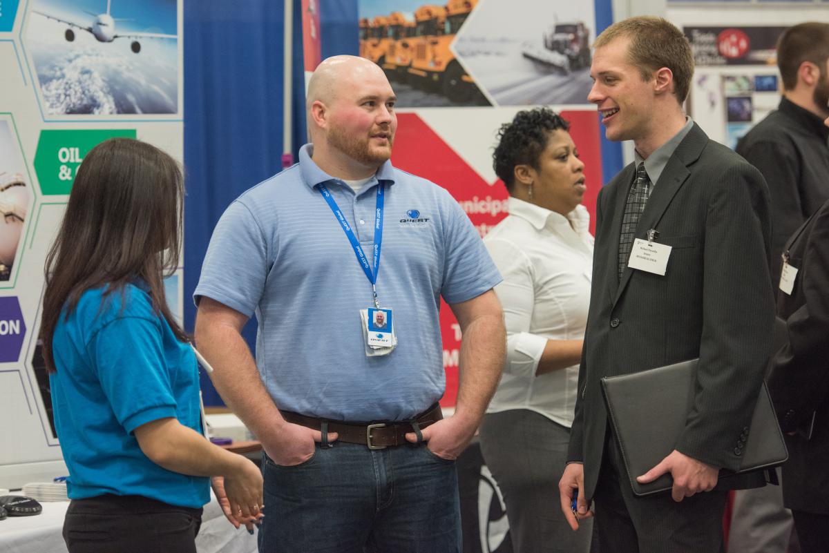 More than 850 students attended this year's Spring Career and Internship Fair at Penn State Behrend.