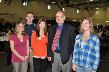 brock with students