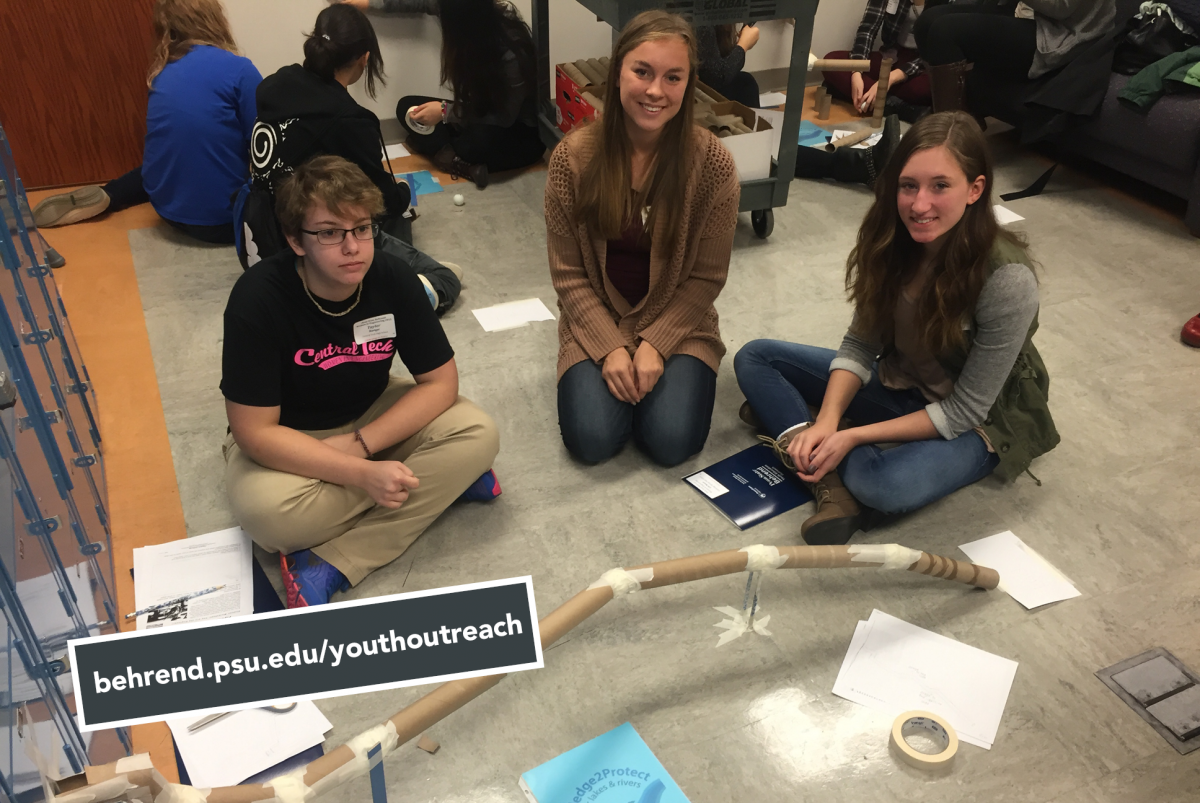 As part of Women In Engineering Day, students competed in Pipeline Challenge.