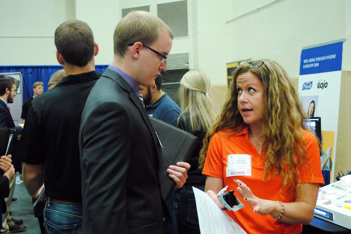 More than 1,200 students attended this year's Fall Career and Internship Fair at Penn State Behrend.