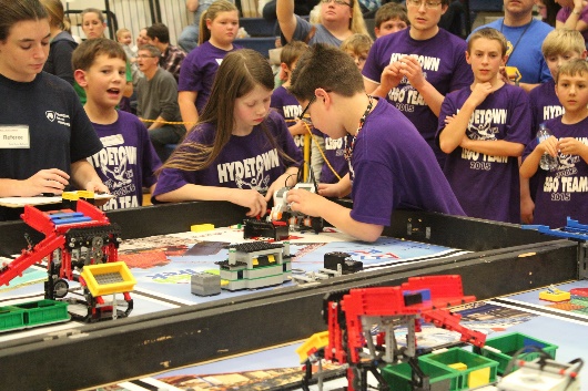 Trash Trek was one of the activities at this year's FIRST LEGO League competition.