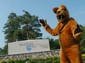 Lion at Behrend Entrance