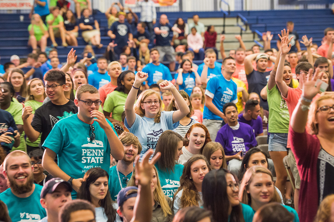 Students celebrating