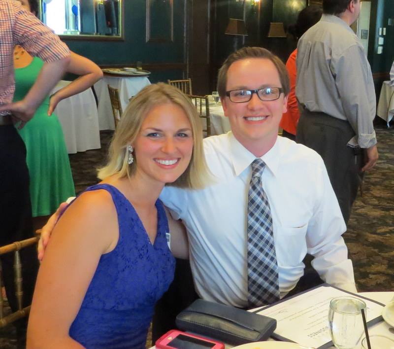 MBA student Bradley Zabish attended the Pittsburgh MBA ceremony with his sister Courtney Steele.