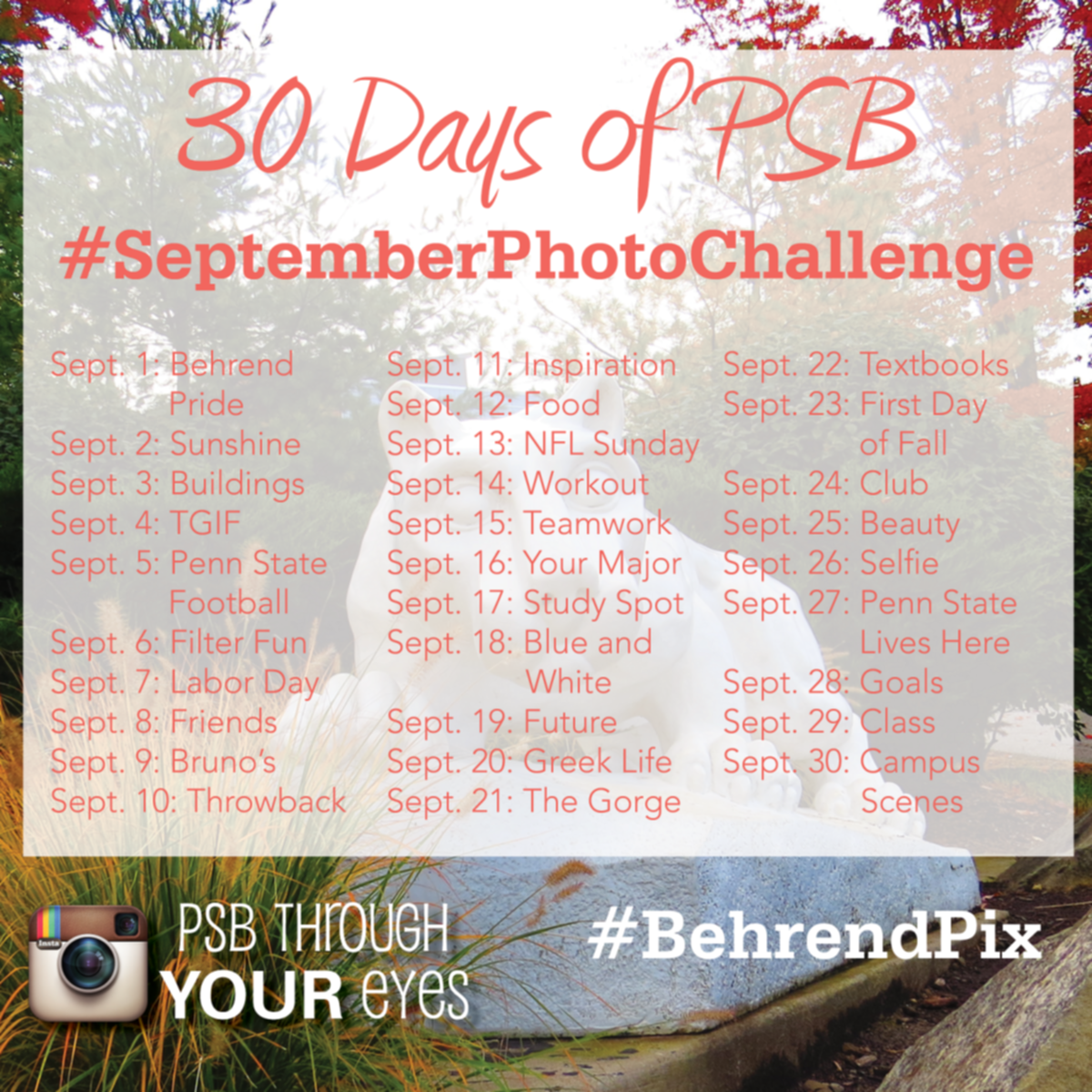 September Photo Challenge.