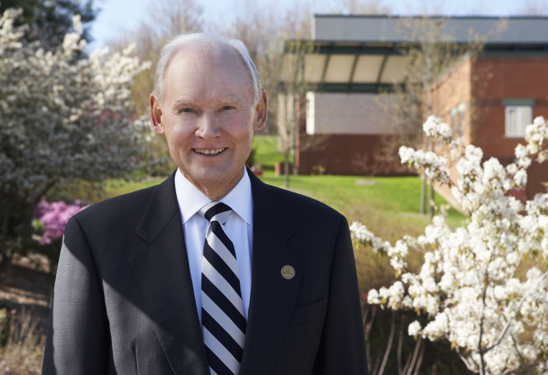 A portrait of Ted Junker, a 40-year member of Penn State Behrend's Council of Fellows