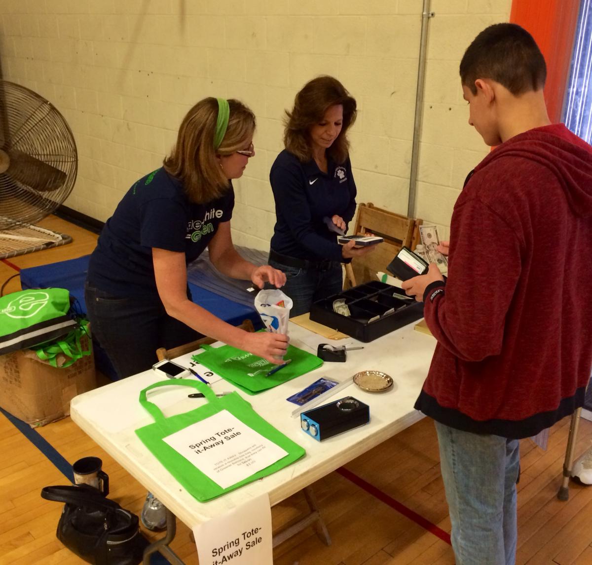 A total of $1,800 was raised at the third annual Trash to Treasure Sale at Penn State Behrend.