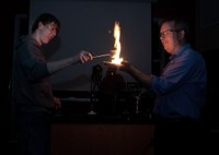 Chemistry Day Program Wows Penn State Behrend Crowd