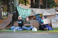 Cardboard Campground Raises Money for Erie County Food Pantries