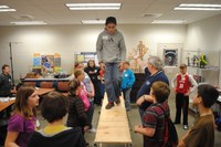 Students Build Trust with Model Truss Bridge
