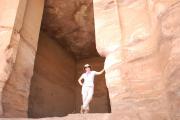 Leigh-Ann Bedal in Petra, in ancient Jordan