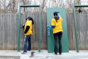 Penn State Behrend students assist with renovations of the ANNA Shelter in Erie.