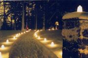 The entrance to the Behrend family chapel at Wintergreen Gorge Cemetery