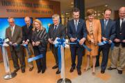 A ribbon-cutting ceremony opens Penn State Behrend's Innovation Commons lab.