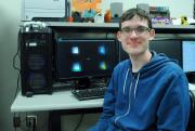 Software engineering major Shane Shafferman, a senior from Pittsburgh