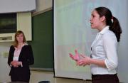 Penn State Behrend students present undergraduate research findings.