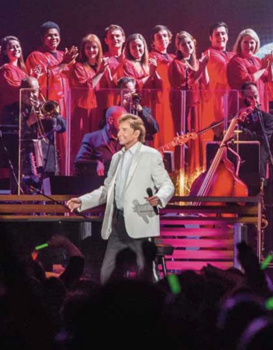 Behrend choirs perform with Barry Manilow
