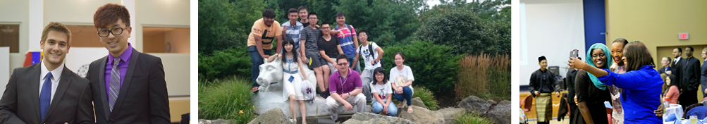International Students pictured.