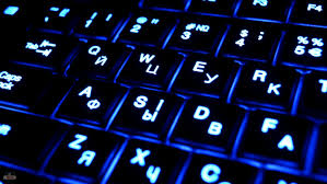 A computer keyboard